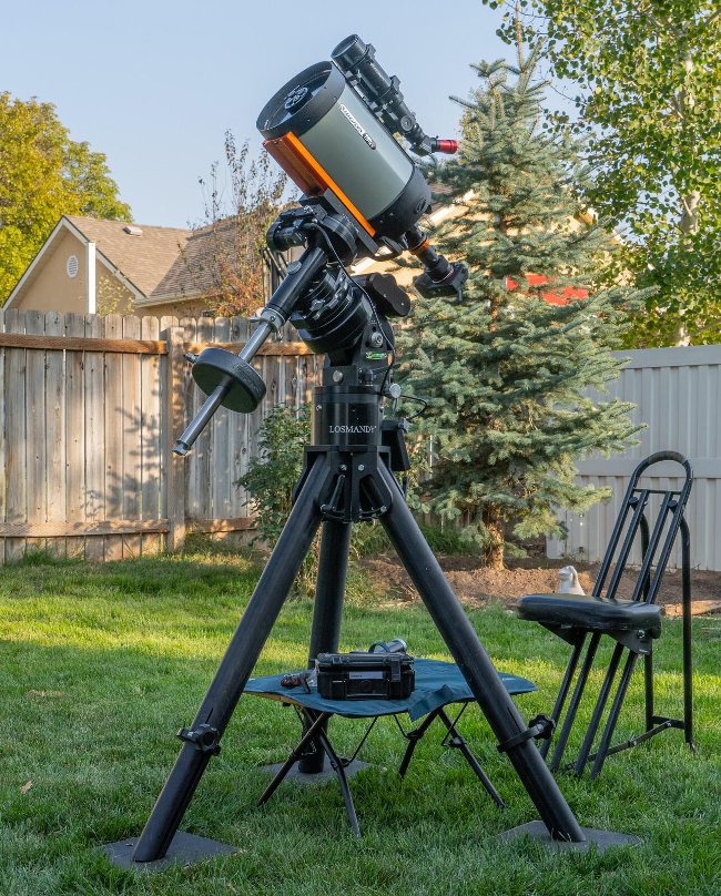 Vintage Brass Telescope on Tripod Mount Antique Lens Real Antique