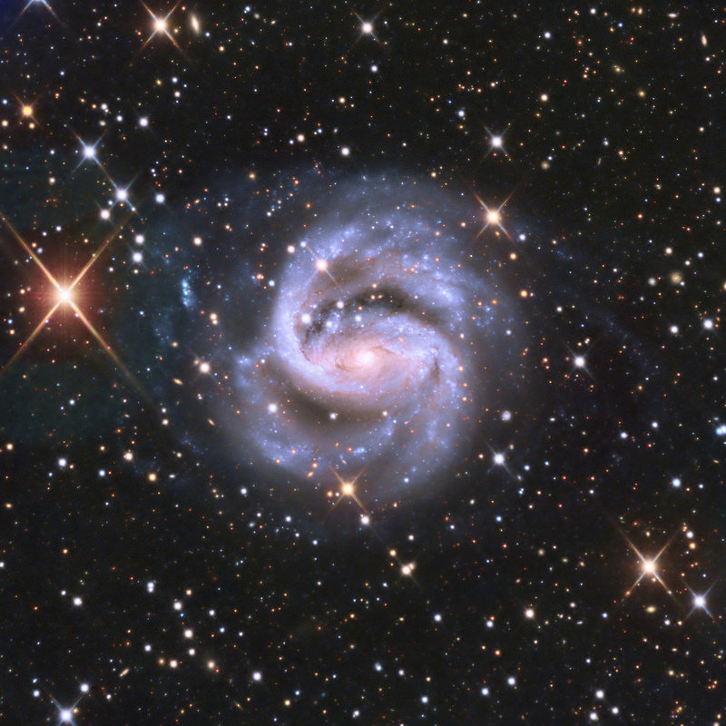 Ngc 1672 A Barred Spiral And Many Faint Background Galaxies Ccdcmos Astro Camera Imaging 0529