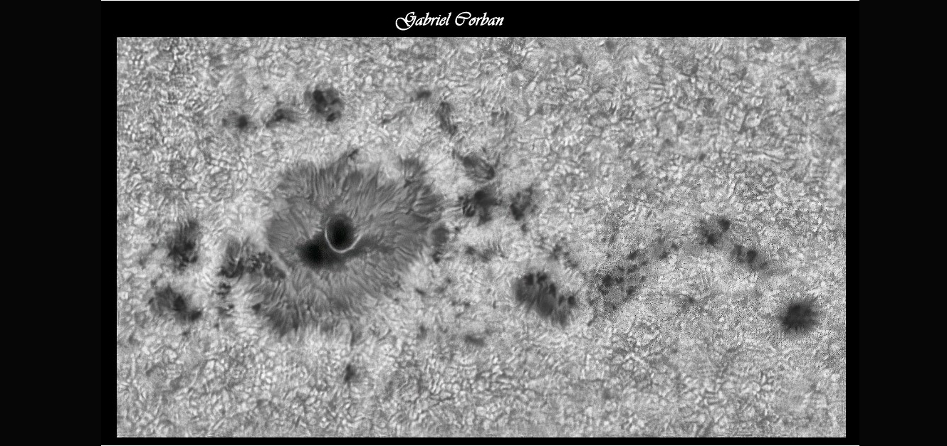 AR13297 Of Today Shot In WL Solar Observing And Imaging Cloudy Nights