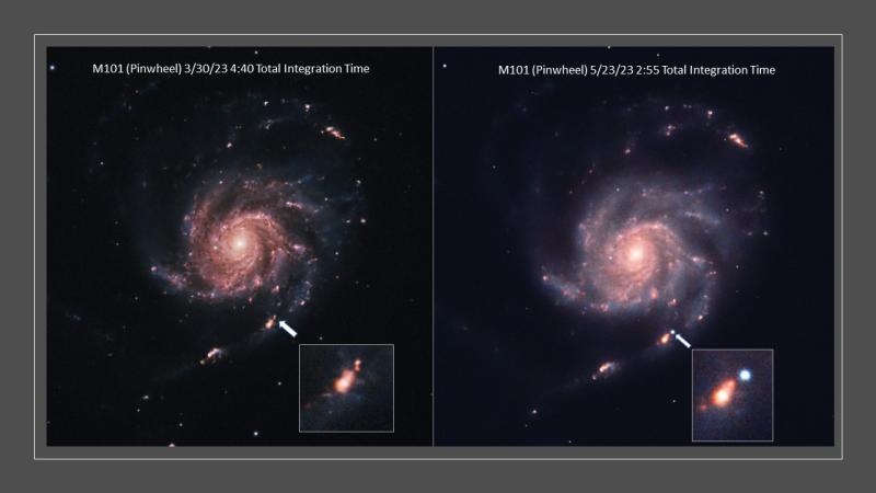 M101 SN2023ixf Before 3 30 23 And After 5 23 23 Experienced Deep