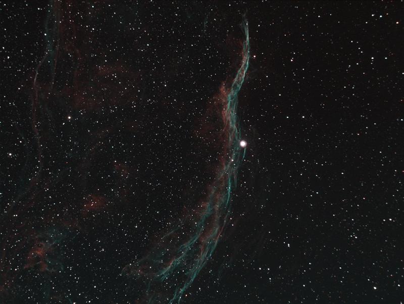 NGC 6960 The Western Veil In Cygnus ZWO ASI071MC Pro Triad Ultra