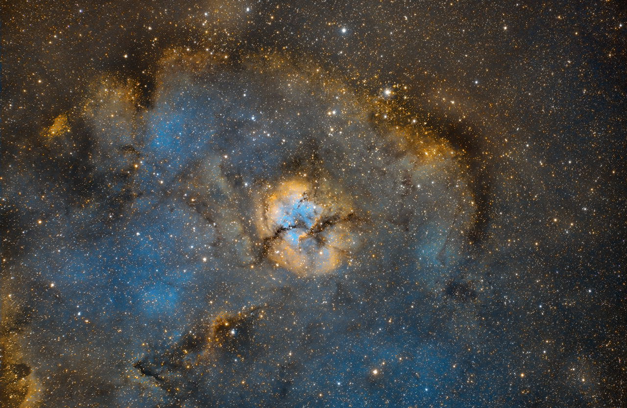 SH2 124 Nebula In Cygnus SHO Palette Experienced Deep Sky Imaging