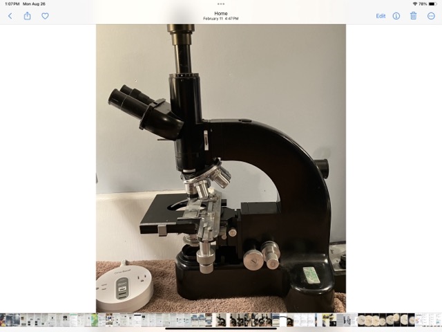 Vintage Microscopes Cloudy Days Microscopes Cloudy Nights