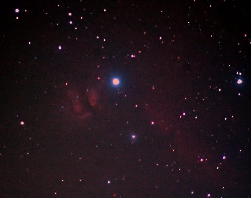 Flame Nebula NGC 2024 In Orion Nikon D70 DSLR Mirrorless