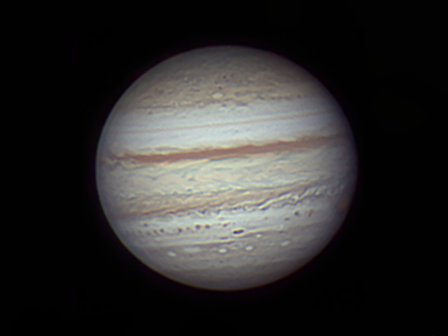 Jupiter Saturn From Last Week Using Video Derotation Major Minor