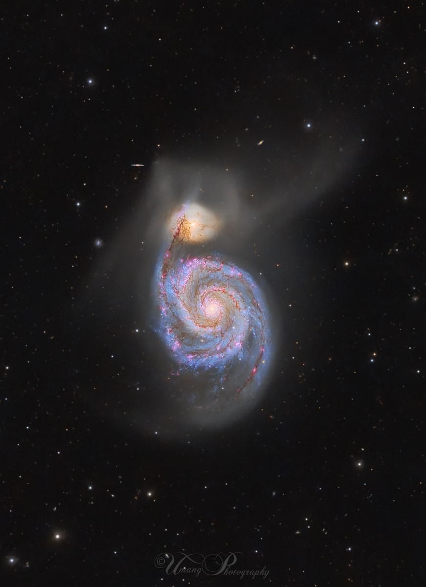 M51 Whirlpool Galaxy Experienced Deep Sky Imaging Cloudy Nights