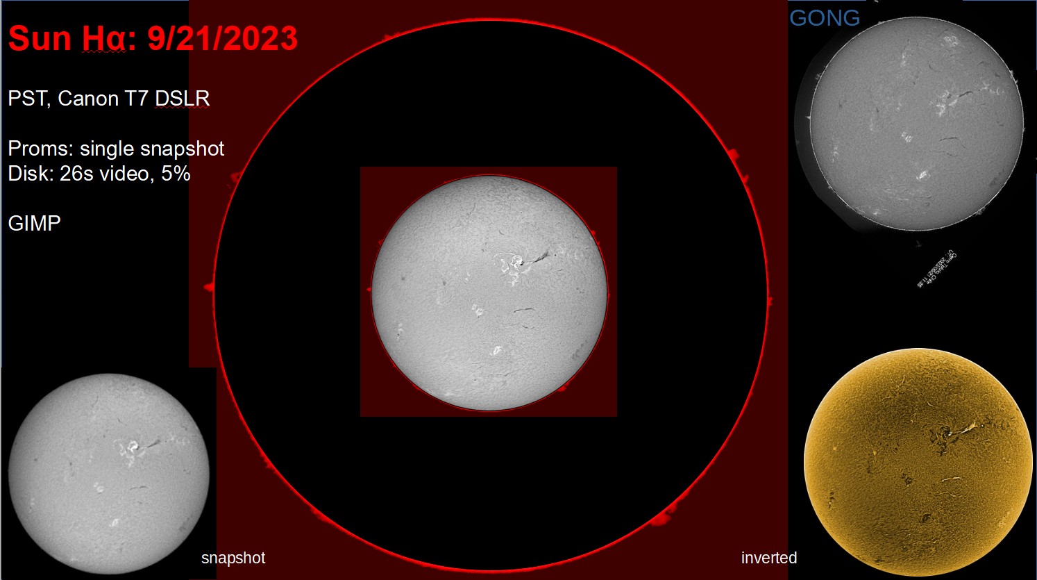 Sun In Ha CaK 9 21 2023 Solar Observing And Imaging Cloudy Nights