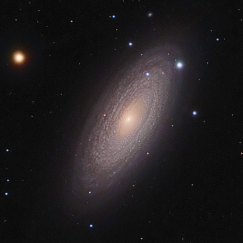 NGC 2841 A Flocculent Galaxy Experienced Deep Sky Imaging Cloudy Nights