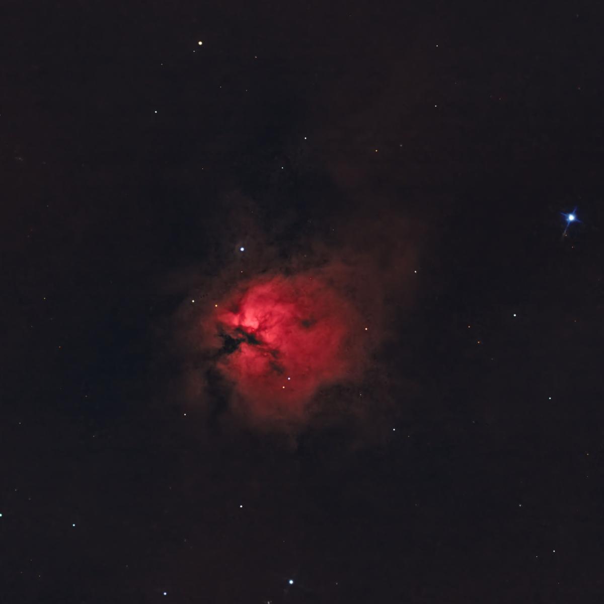 Ha Core Of Sh Ngc Northern Trifid Nebula Experienced