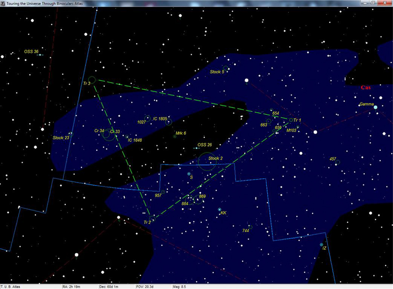 Binocular Universe: Trumpler's Triangle - Binocular Universe - Articles ...