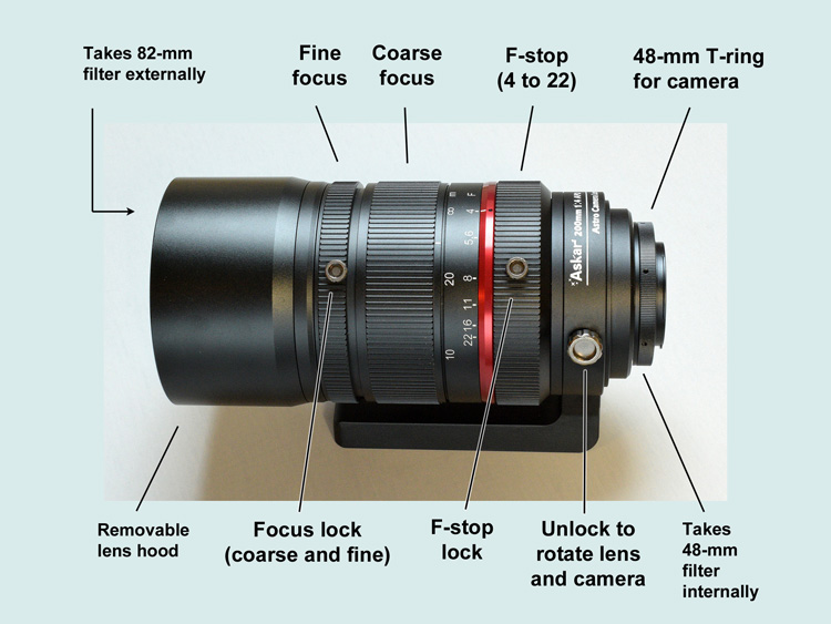 SharpStar Askar ACL200 200-mm f/4 astrographic telephoto lens 