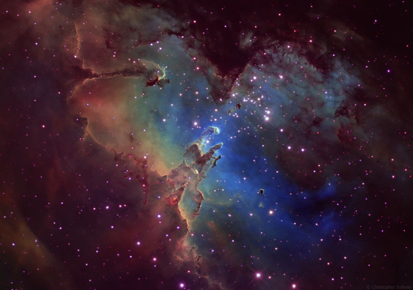 Eagle Nebula in SHO - Chris Sullivan's 2018 Gallery - Photo Gallery ...