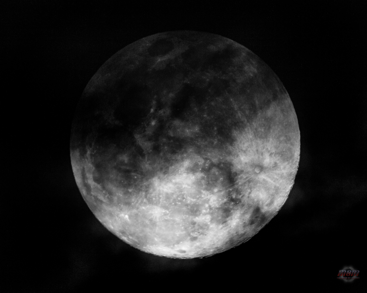 Super Snow Full Moon - Clouds - 2/18/19 - Lunar Imaging 2019 - Photo ...