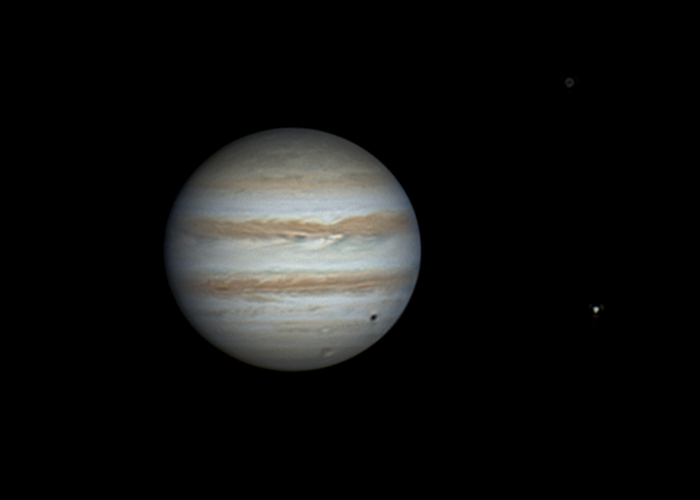 Jupiter and 3 moons, 28 Jan 2024 - Solar system - Photo Gallery ...