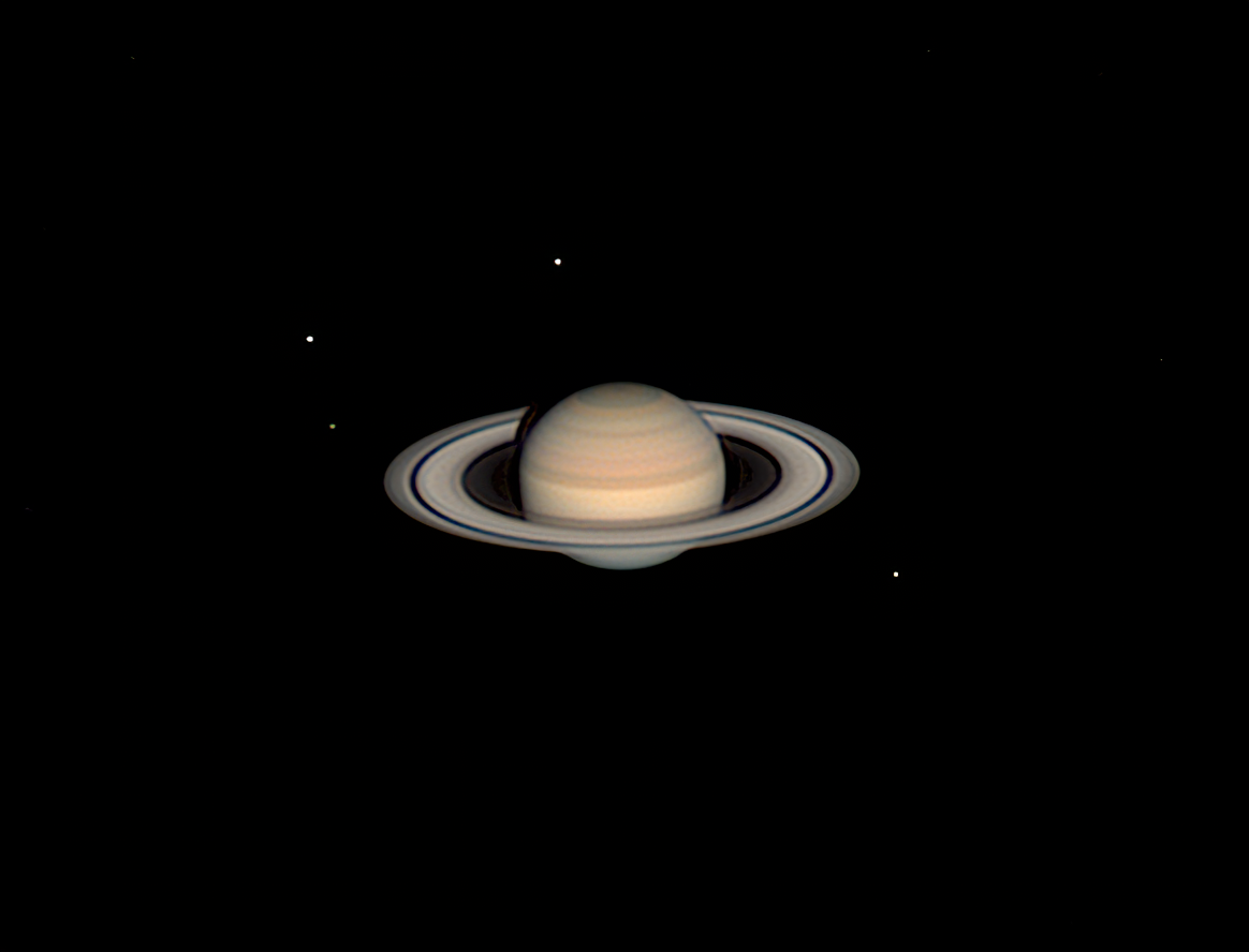 Сатурн в 90 мм телескоп
