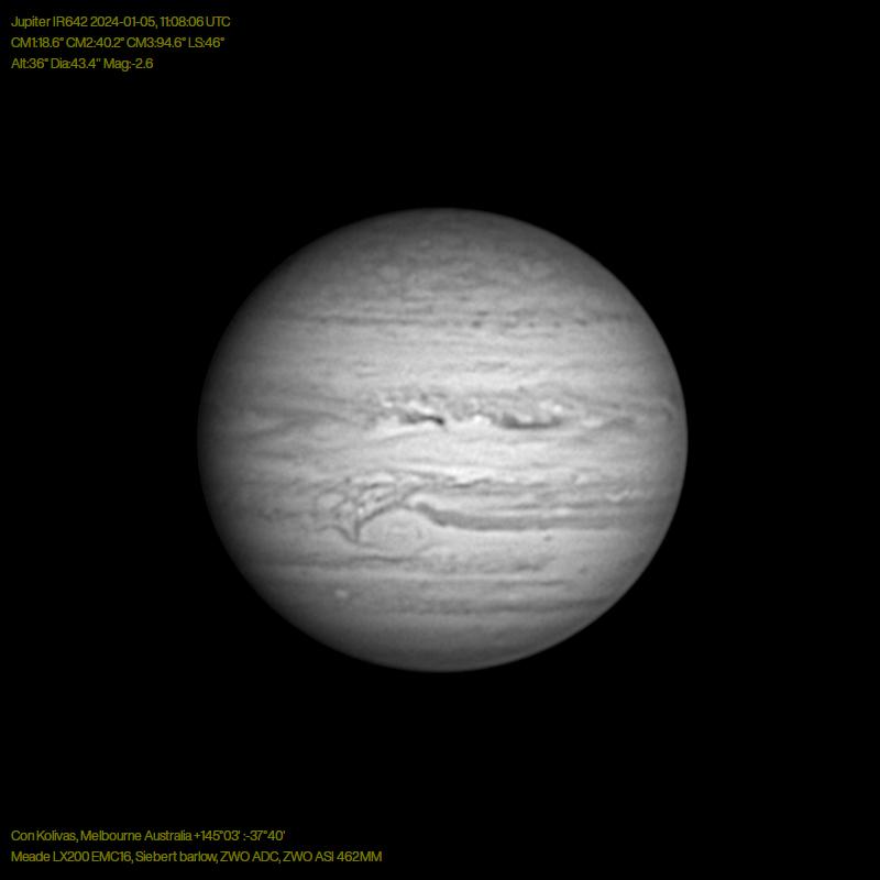 Jupiter 20240501 Major & Minor Imaging Cloudy Nights