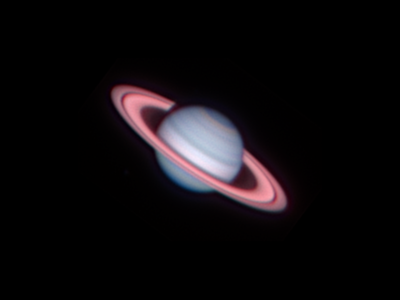 6 billes Moon Saturn 16mm phosphorescentes