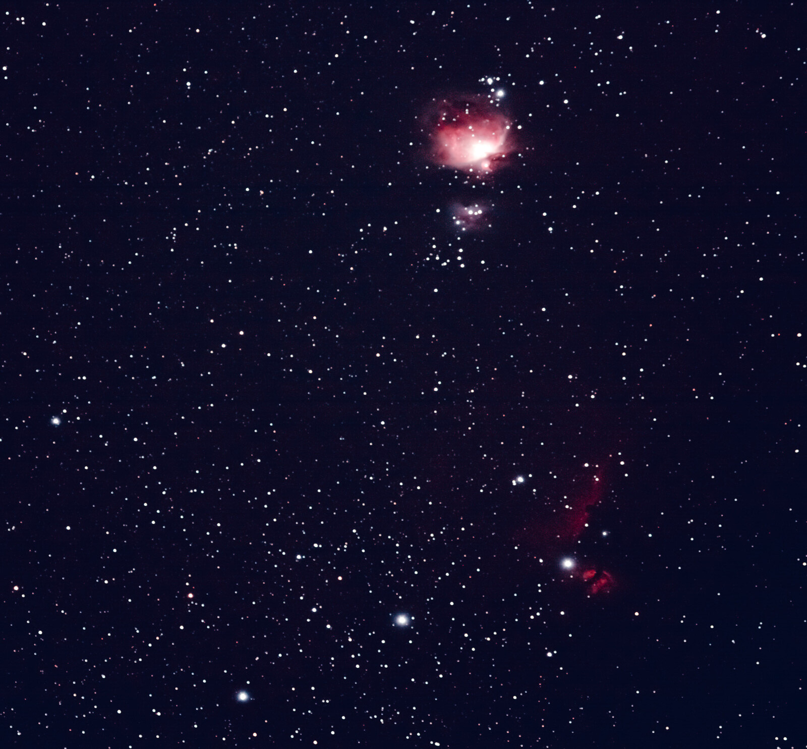 Orion Flame And Horsehead - Deep Space - Photo Gallery - Cloudy Nights