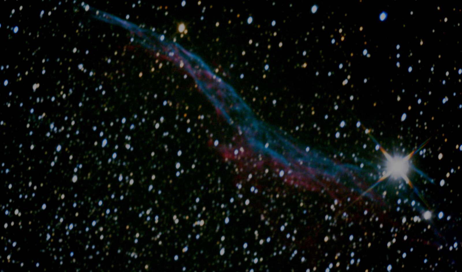 Witchs Broom Nebula In Cygnus Stack 209frames 1043s Eaa