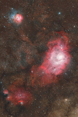 Lagoon Trifid And Ngc 6559 Experienced Deep Sky Imaging Cloudy Nights