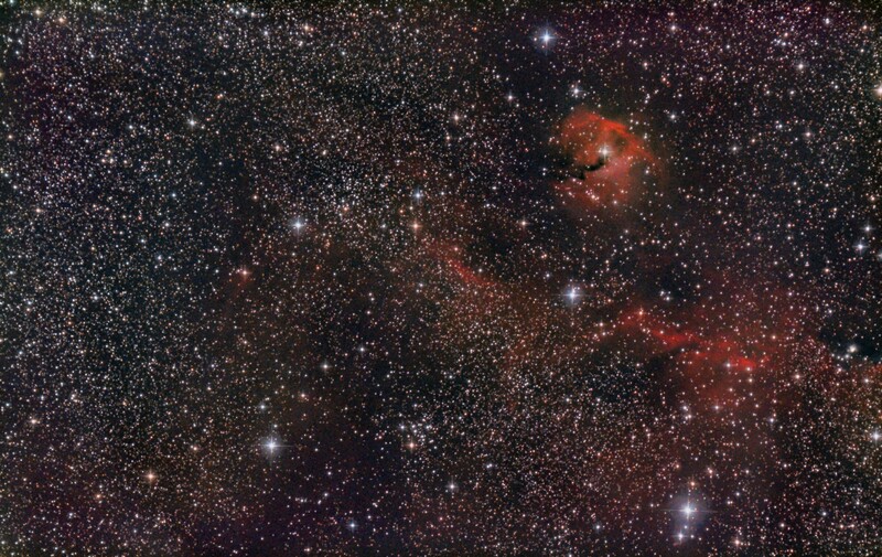 Nebula IC 2177 North from January 18th, 2024: E-nebula Sh2-292 top ...