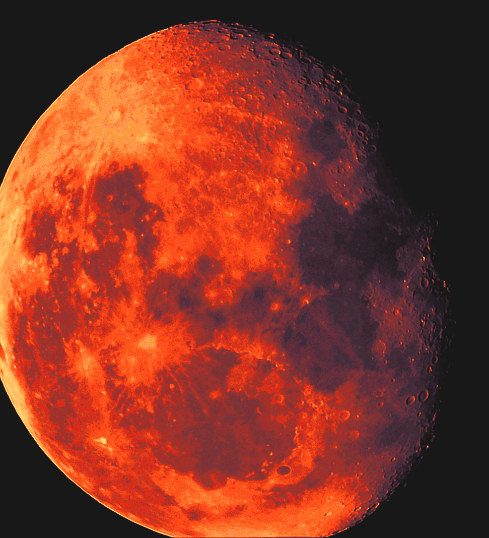 Fire Moon using Meade ETX 60AT with Svbony SV105 Camera Misc Effects