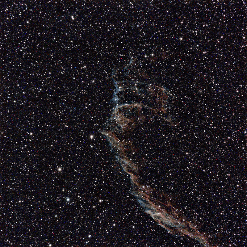 NGC 6995, 2023 06 28, 89x120L, Celestron AVX, SVBONY SV605CC 0 stacked ...