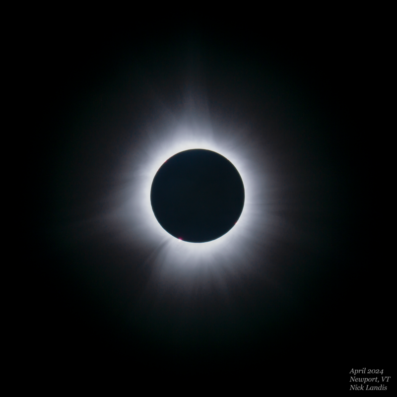 Totality - HDR Median Stack - April 2024 Eclipse - Photo Gallery ...