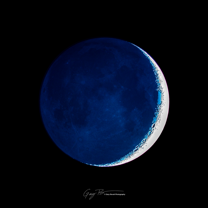 Earth Shine Moon 2024 Gary Revelt Photography Photo Gallery