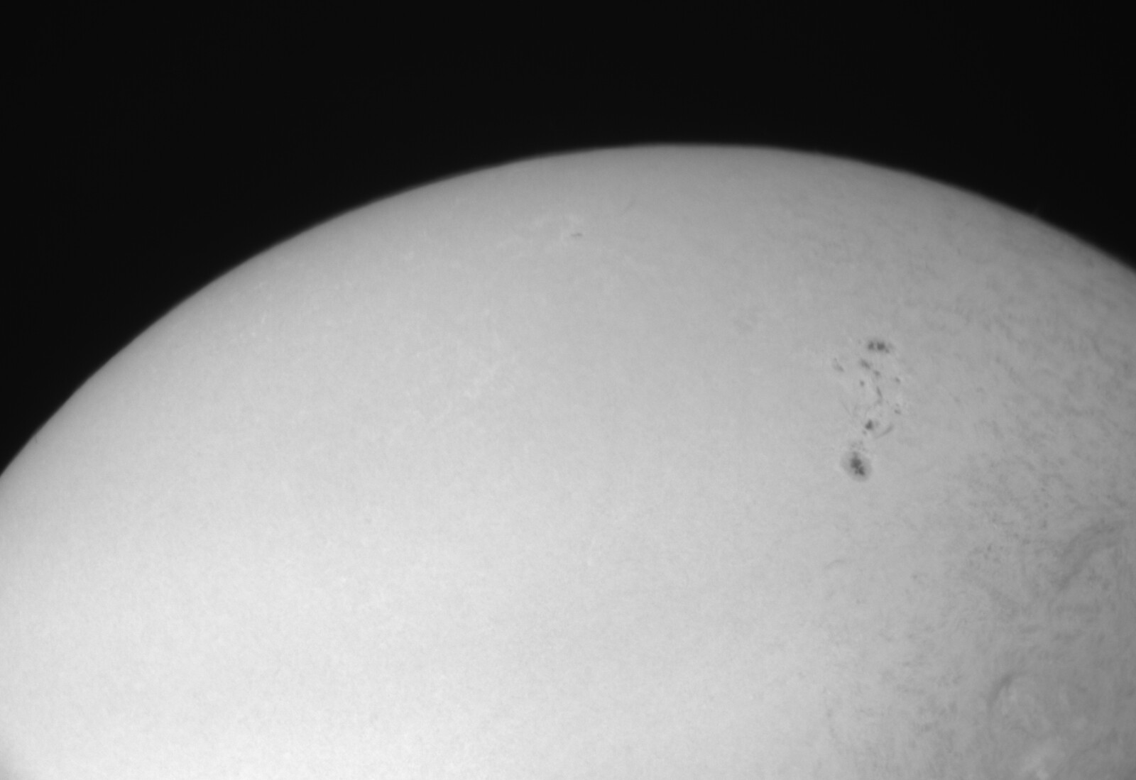 Daystar quark Sun single frame No flats - Solar imaging - Photo Gallery ...