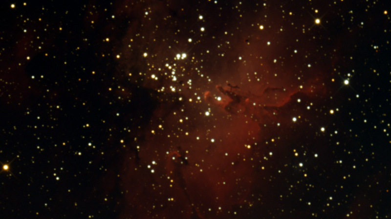 M16 (NGC 6611,Eagle Nebula Cluster) 2024 06 14T21 34 10 Stack 314frames ...