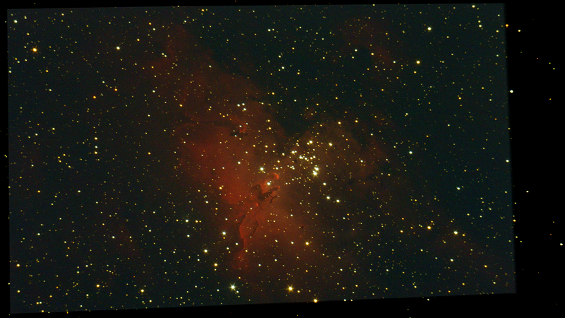 M16 (NGC 6611,Eagle Nebula Cluster) 3.8sx 626s 167frames 2024 07 14 T08 ...