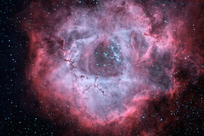 Rosette Nebula HOO APM TMB 130 780 QHY268m Experienced Deep Sky