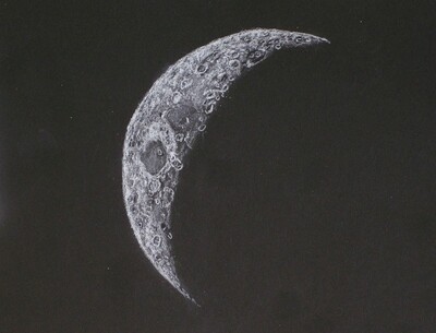 Free Vector | Crescent moon drawing illustration