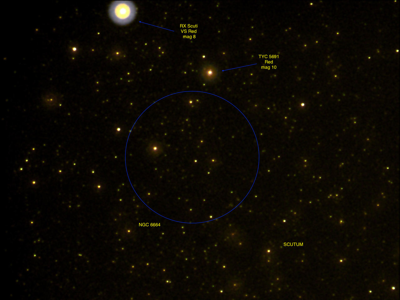 NGC 6664 OC SCUTUM 10X10 G350 23º M0 BRESSER MALLINCAM GIMP - Bresser ...