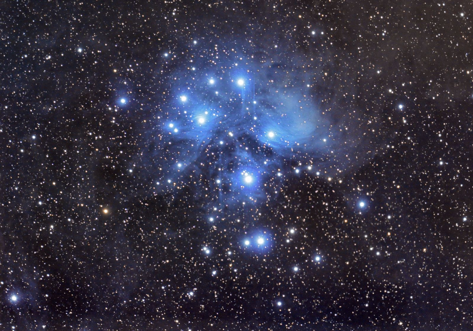 Созвездие Плеяды м45