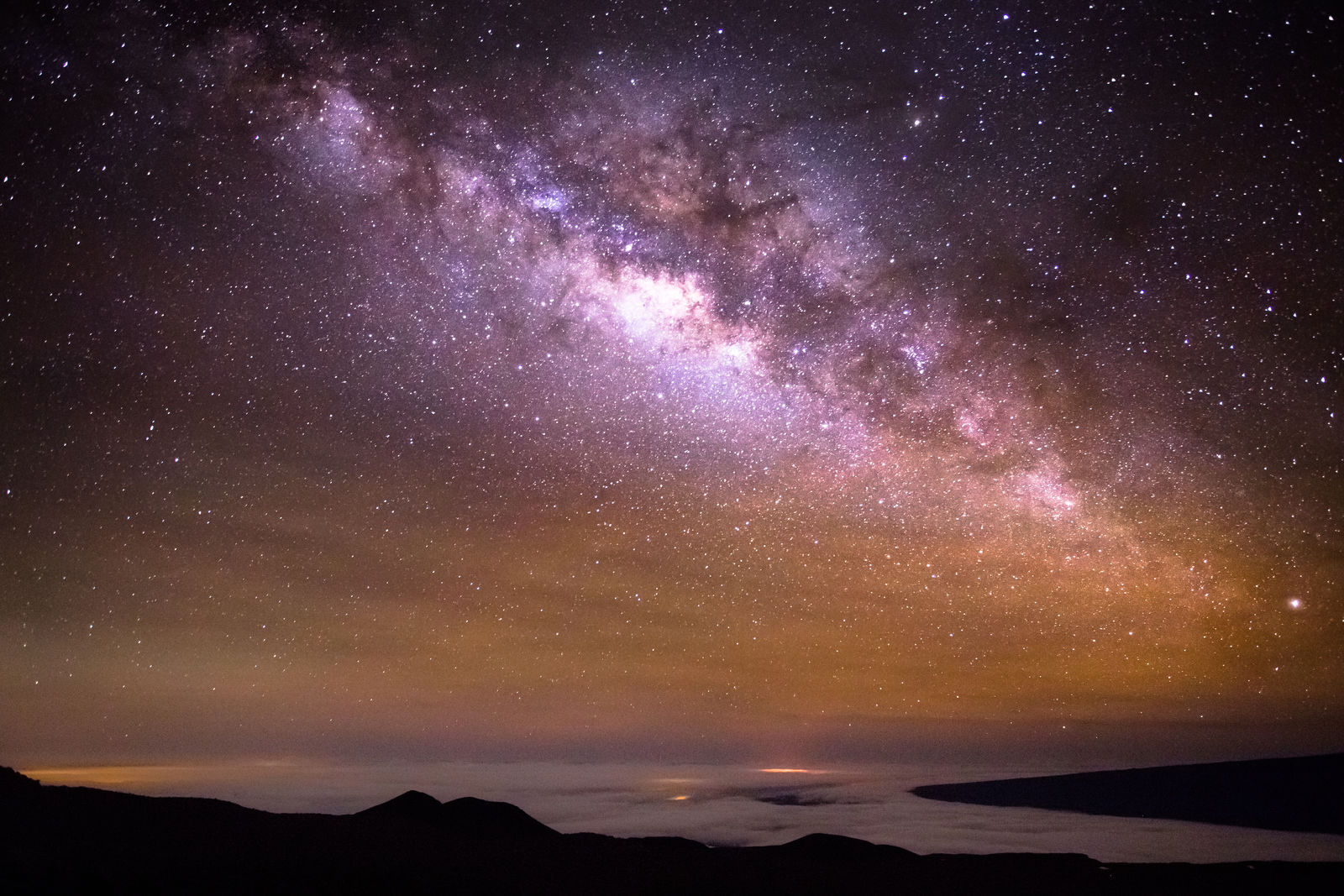 Milky Way Over Volcano - Deep Sky - Photo Gallery - Cloudy Nights