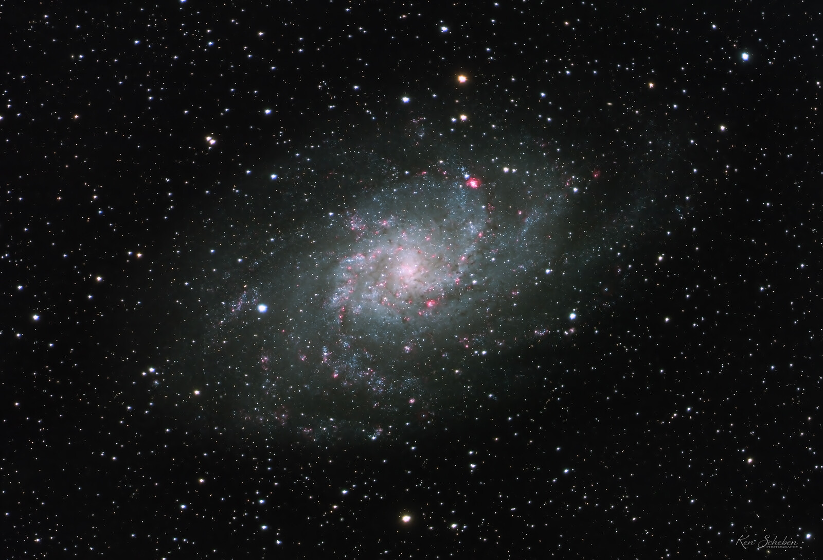 M33 - Triangulum Galaxy with a Canon lens - Deep Sky - Photo Gallery ...