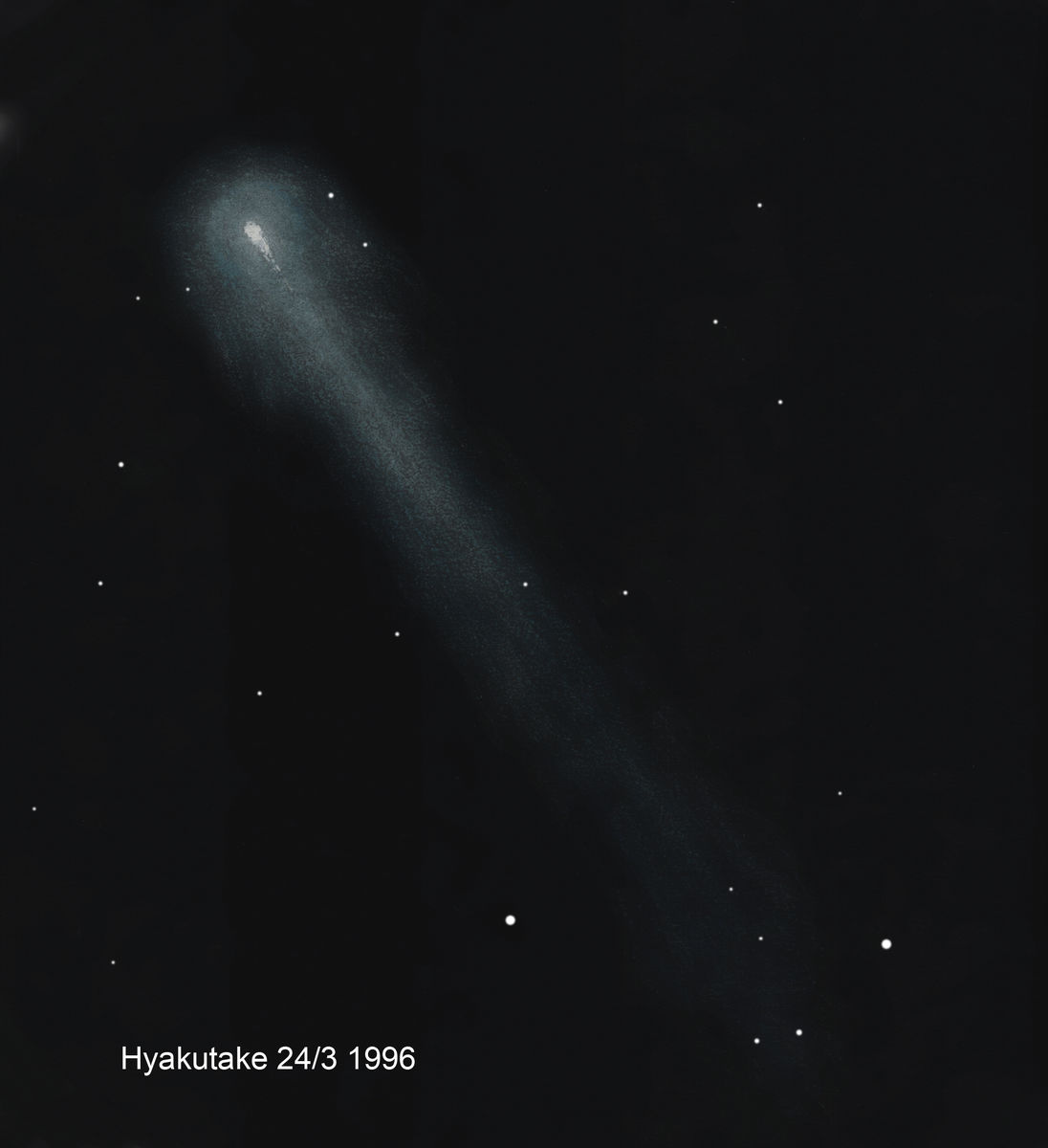 Comet Hyakutake 24th March 1996 Sketches Photo Gallery Cloudy Nights