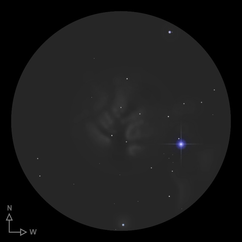 NGC 2024 The Flame Nebula Sketching Cloudy Nights   Post 4905 14072449492149 