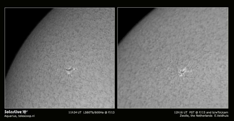 lunt-versus-pst-and-a-tiny-little-flare-09-01-09-solar-observing-and-imaging-cloudy-nights