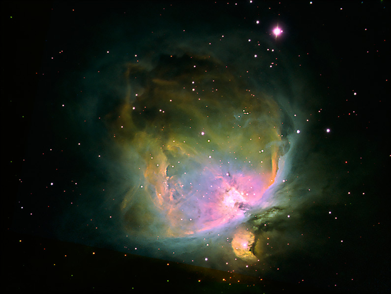 M42 Tri Color Nb And Rosette In Dual Color Nb Beginning Deep Sky