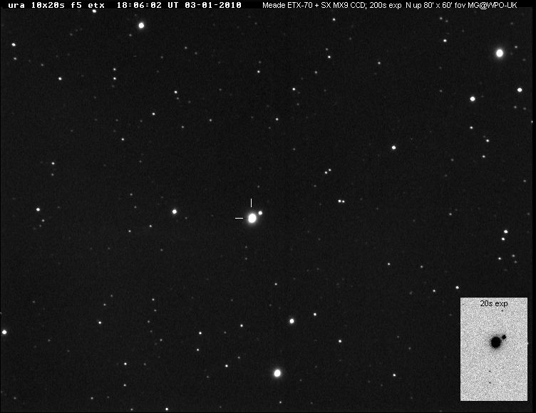 Uranus' sats + spectrum - Solar System Observing - Cloudy Nights