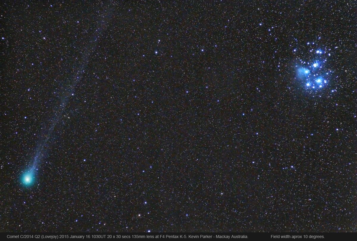 Comet Lovejoy and the Pleiades - DSLR, Mirrorless & General-Purpose ...