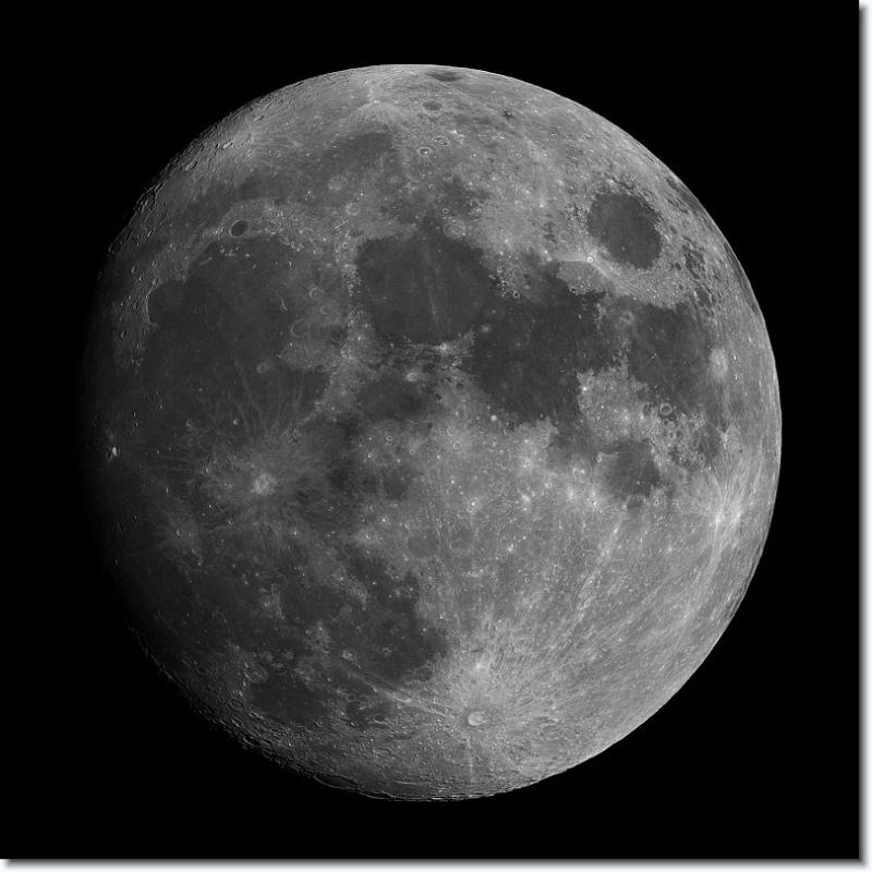 Thursday, January 21st, 2016 - 12.6 Day Old Moon (95% Illuminated ...