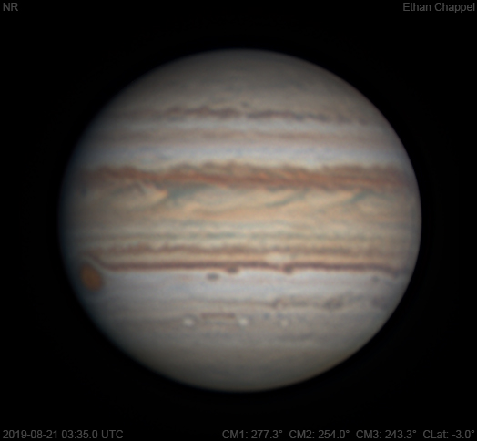 Jupiter, Saturn | 2019-08-21 - Major & Minor Planetary Imaging - Cloudy ...