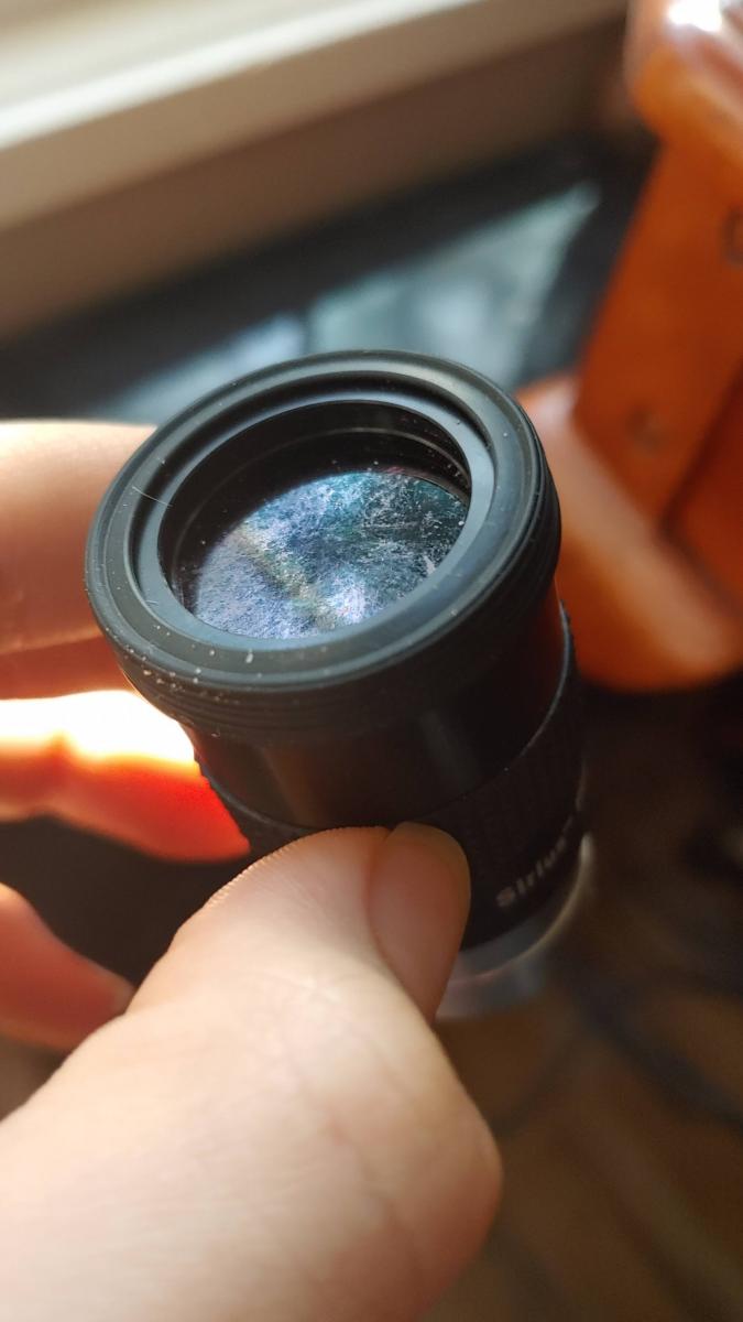 Cleaning telescope sale eyepieces