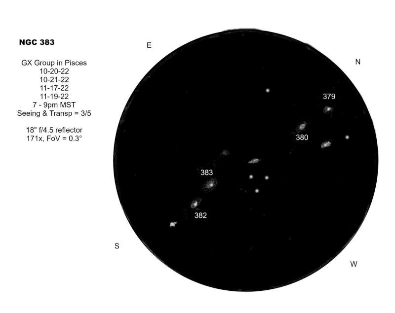 NGC 383 Galaxy Group in Pisces - Sketching - Cloudy Nights