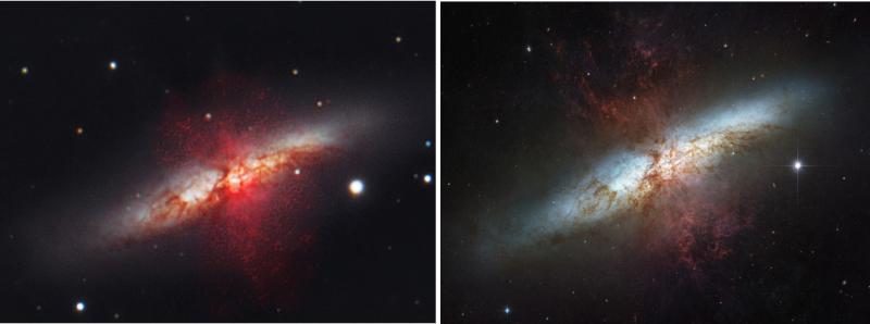 Collaborative M82 - DSLR/CCD - HUBBLE COMPARISON - DSLR, Mirrorless ...