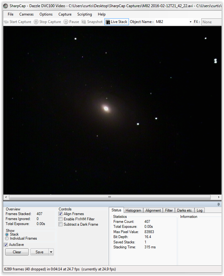 astronomy avi stacking software